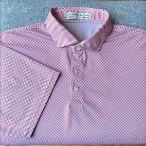 Holderness & Bourne The Porter Polo Shirt Performance Soft Geometric Pattern